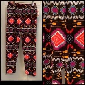 Leggings Kid’s Age 3-5 Tribal Aztec Pattern